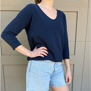Madewell Navy Blue long sleeve size s